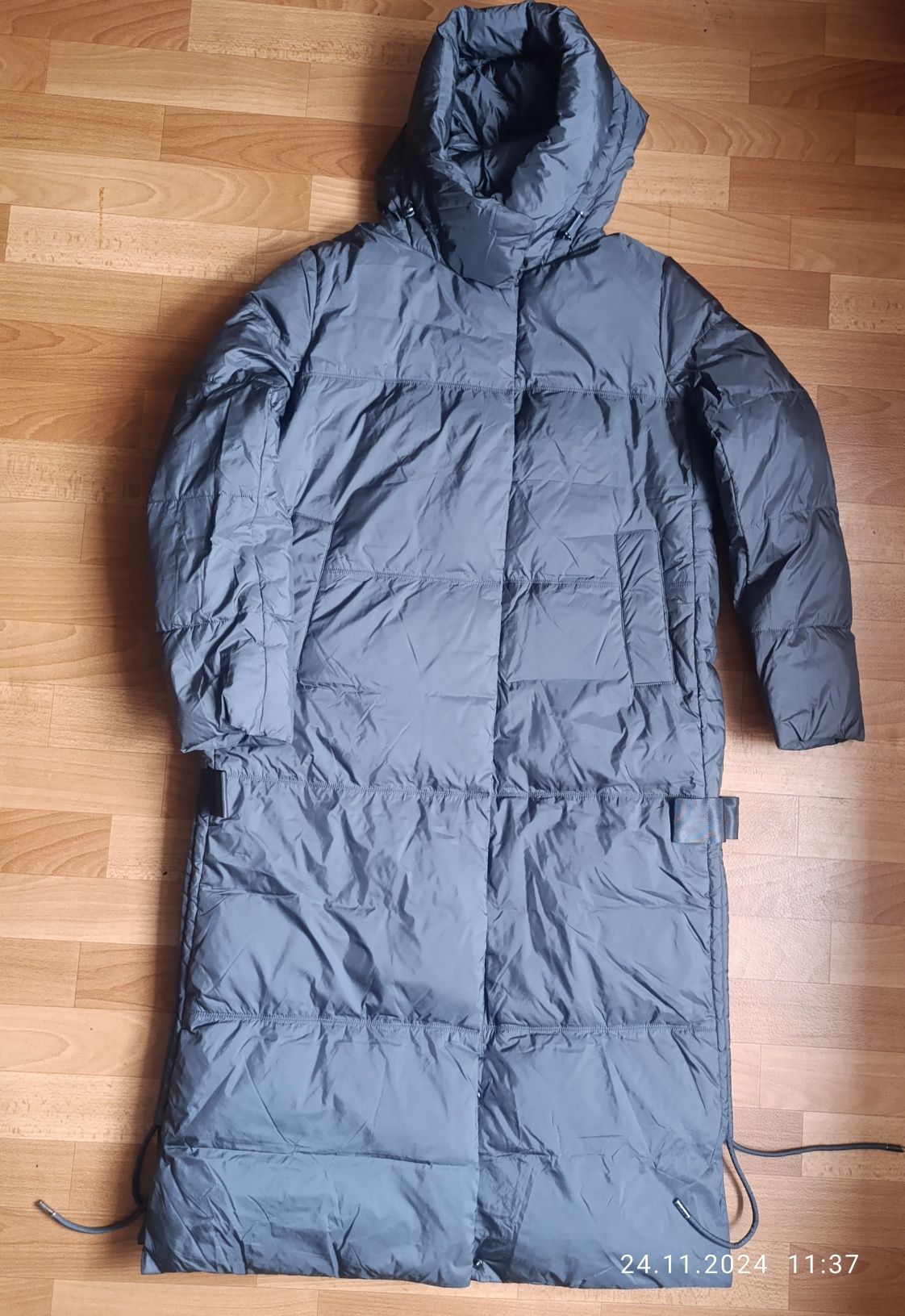Длинное зимнее  пальто р.46-50, L