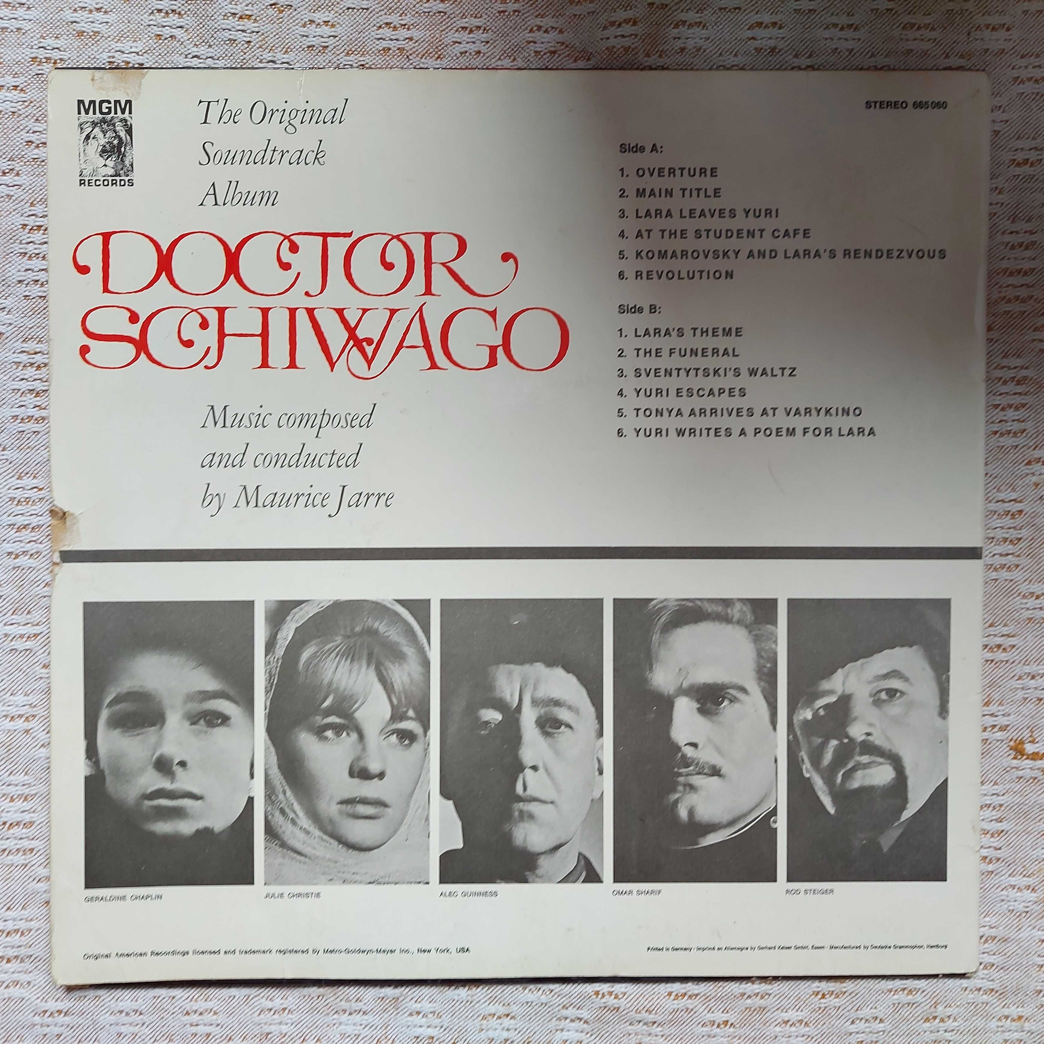 Soundtrack Doctor Schiwago - The Original Soundtrack Album