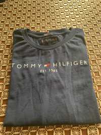 Tommy HILFIGER - bluzka granatowa z dł.rękawem - NOWA roz . 152- 146
