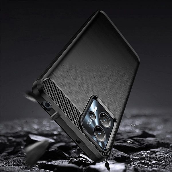 Carbon Case etui Motorola Moto G13 elastyczny silikonowy karbonowy pok