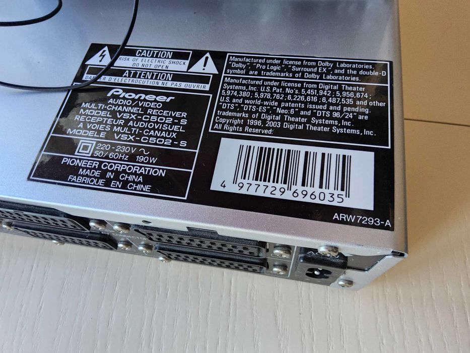 Ресивер Pioneer VSX-C502 усилитель, радиоприёмник, тюнер
