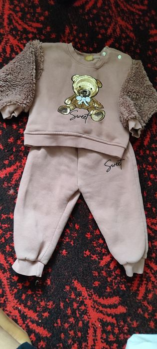 Зимові 2 теплі костюми на флісі на дівчинку