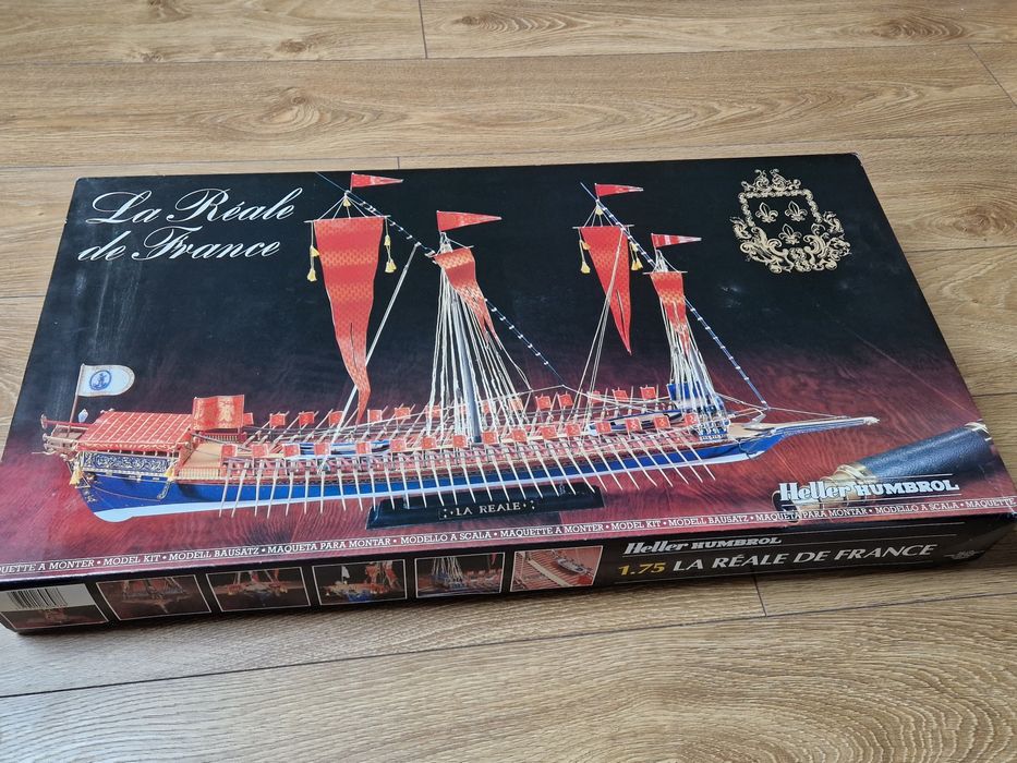 Model Heller Humbrol La Reale De France Okręt Modelarstwo Vintage