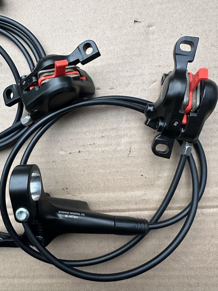 Nowe hamulce Shimano BL-MT201 komplet 100/170cm