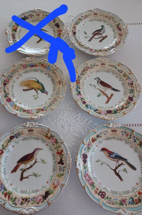 10pratos Porcelana Edição 1992. De S.M. a Rainha Dona Maria II