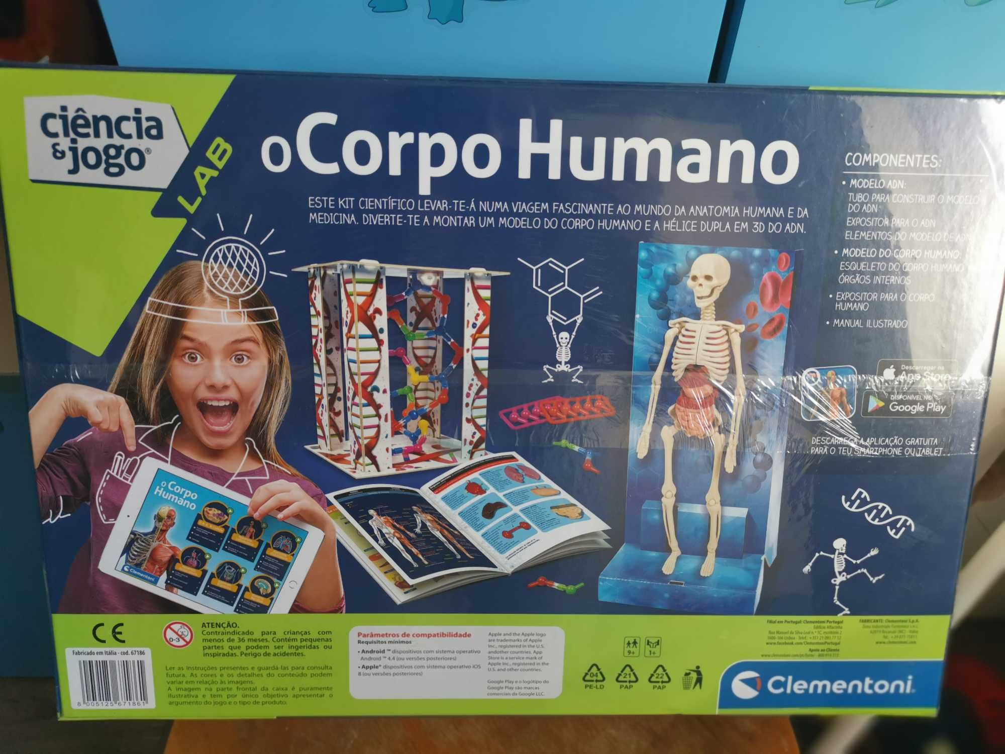 Jogo do Corpo Humano - Clementoni 9+