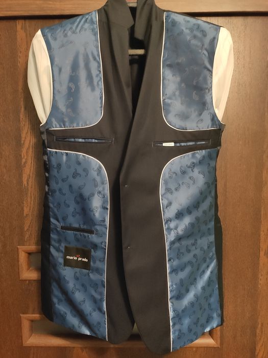 Garnitur Mario Prado Granatowy 48/188