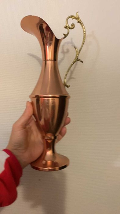 Медный графин-ваза винтаж, Франция