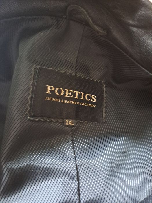 Чоловічий кожаний піджак