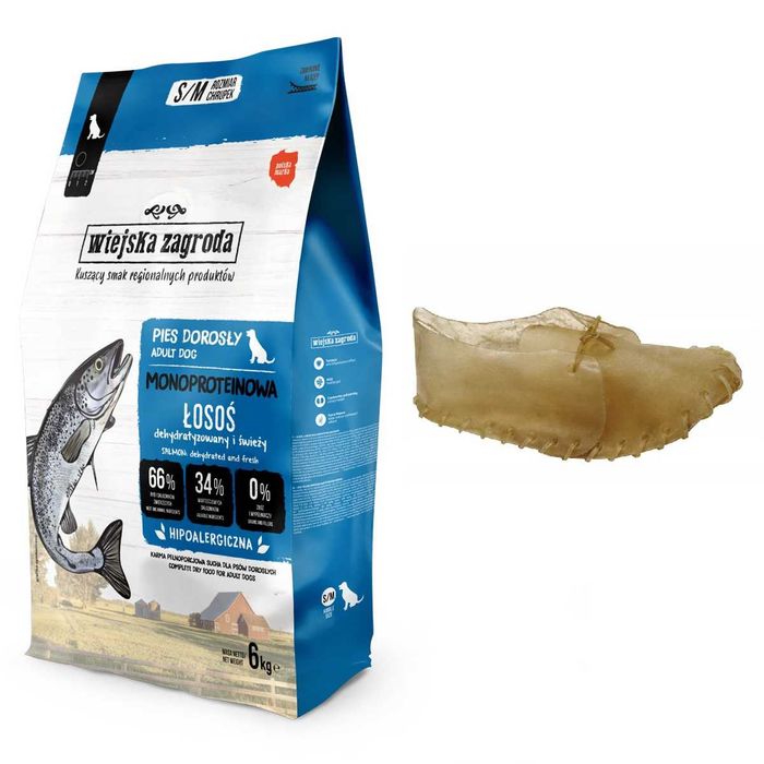 Wiejska Zagroda Adult Monoproteinowa z łososiem 6 kg