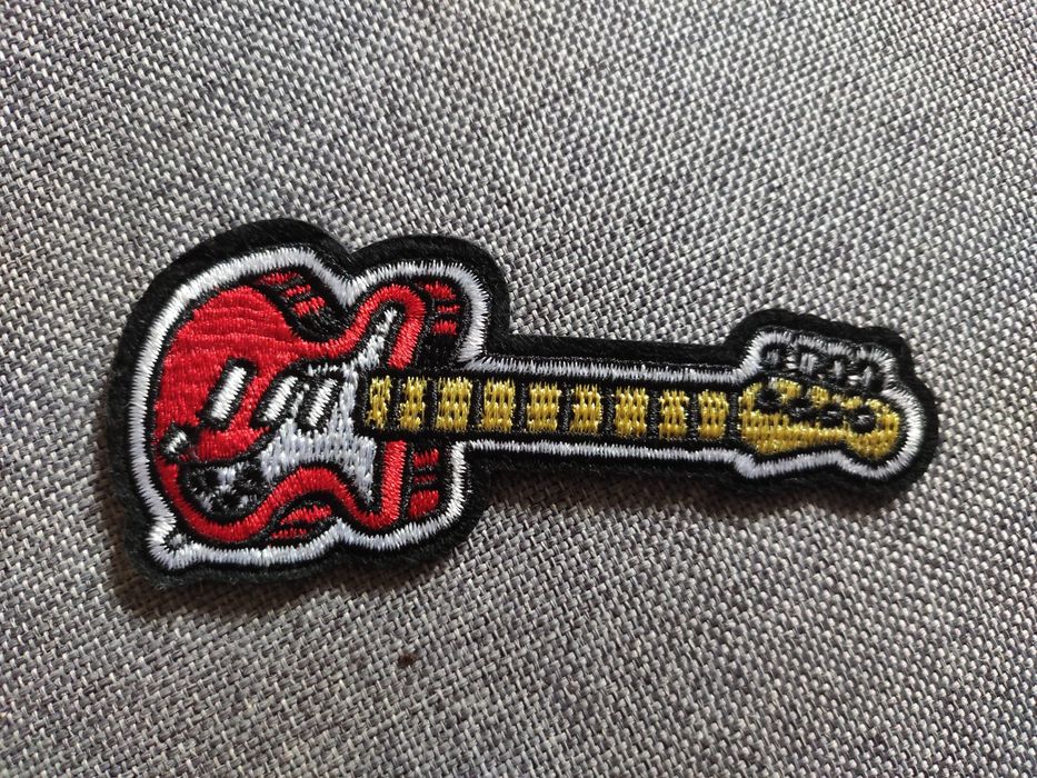 Naszywka termo gitara elektryczna
