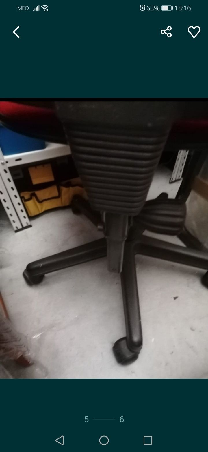 Cadeira ergonómica escritório
