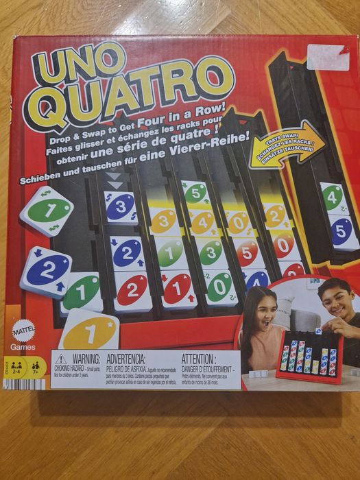 Gra UNO QUATRO edukacyjna