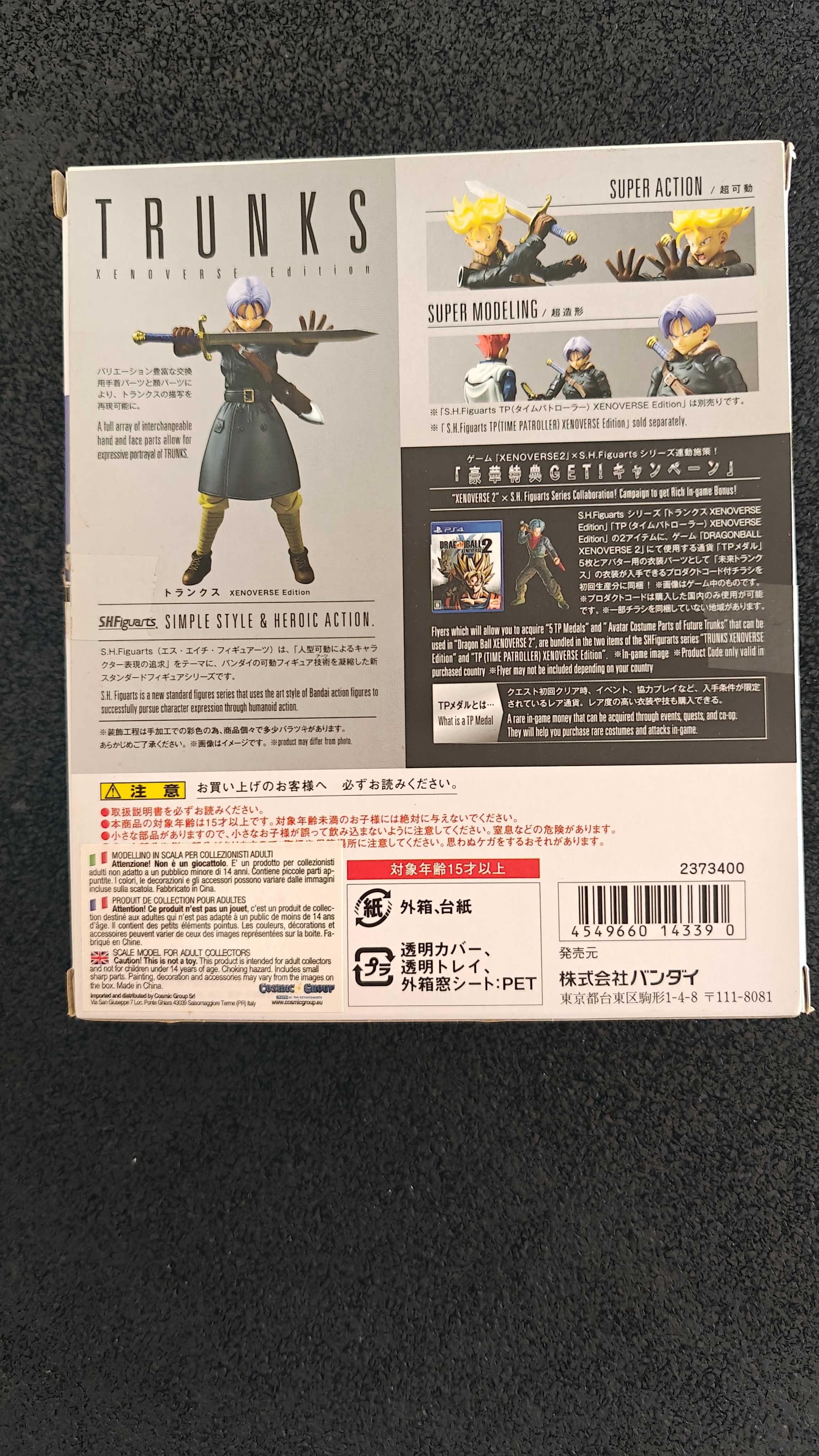 Figura do Trunks de DragonBall da SH Figuarts