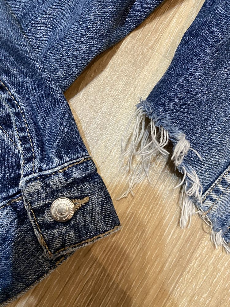 Kurtka jeansowa, TRF DENIM ZARA, rozmiar S