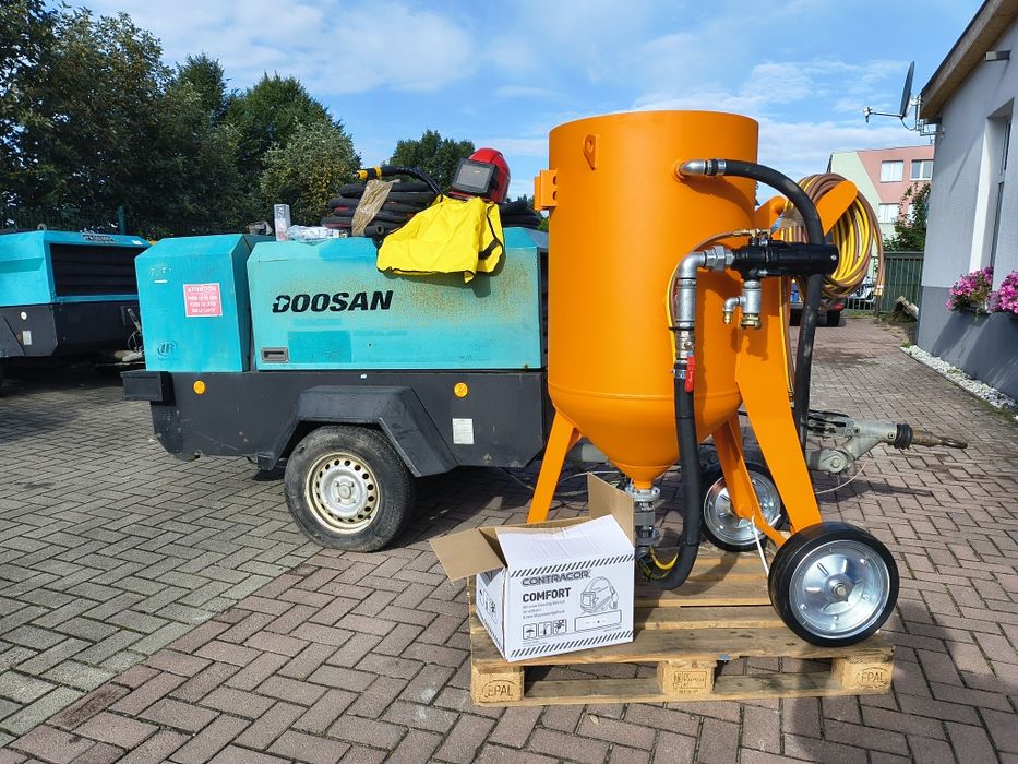 Komplet Kompresor+piaskarka nowa 200 L dostawa szkolenie gratis.