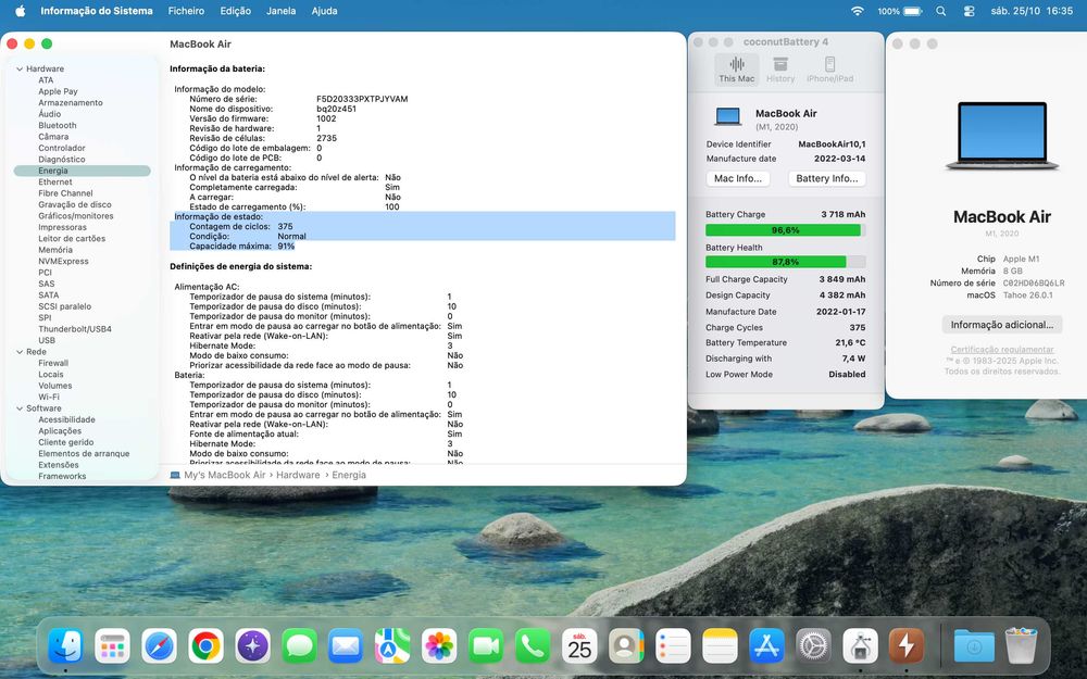 MacBook Air 13” 2020 | Apple M1 | 256 GB SSD | Portátil Leve e Fiável