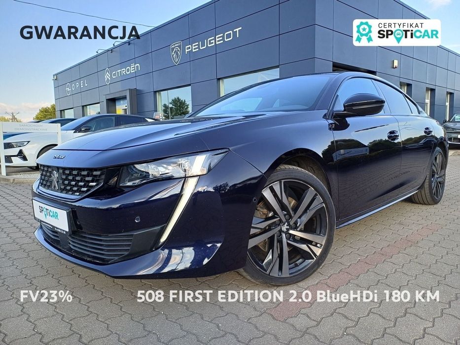 Peugeot 508 2.0 BlueHDi First Edition 180 KM / GWARANCJA / FV 23%