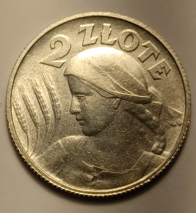 #2. 2 zł., złote 1924 literka H. Birmingham. Piękne. Najrzadsze!