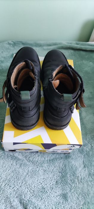 Buty męskie skórzane wysokie KicKers r.41
