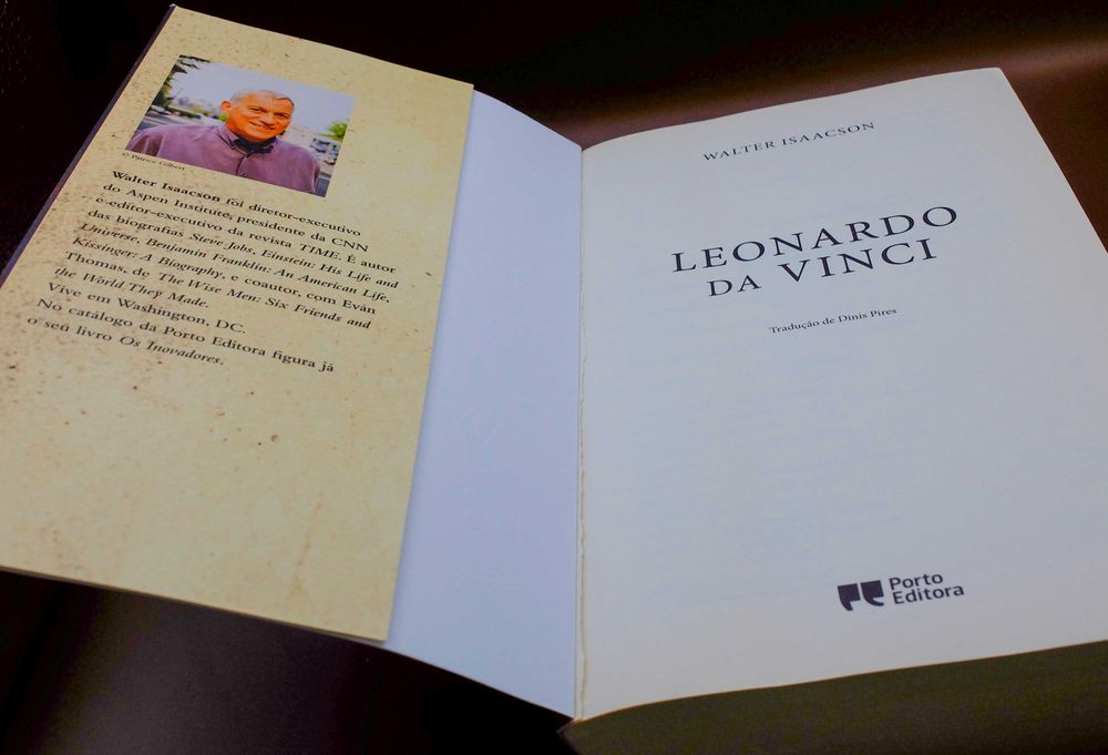 Livro Leonardo da Vinci, de Walter Isaacson. Como novo. 671 páginas.