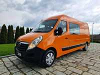 Renault Master Brygadówka 6,7 Osób  L3H2 Brygadowy Osobowy Furgon Doka 170KM Klima F-Vat 23% Finansowanie