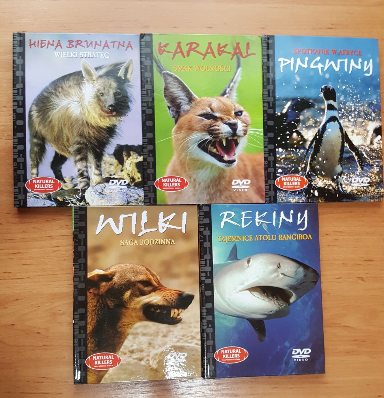 Komplet 26 płyt DVD o zwierzętach stan b.dobry