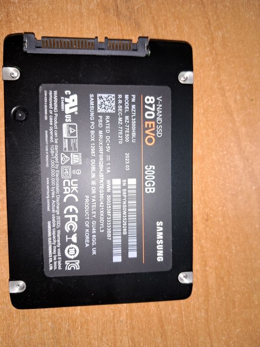 SSD , ssd 500gb.