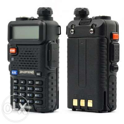 Rádio Walkie Talkie Baofeng UV-5R Novo p/ entrega imediata.