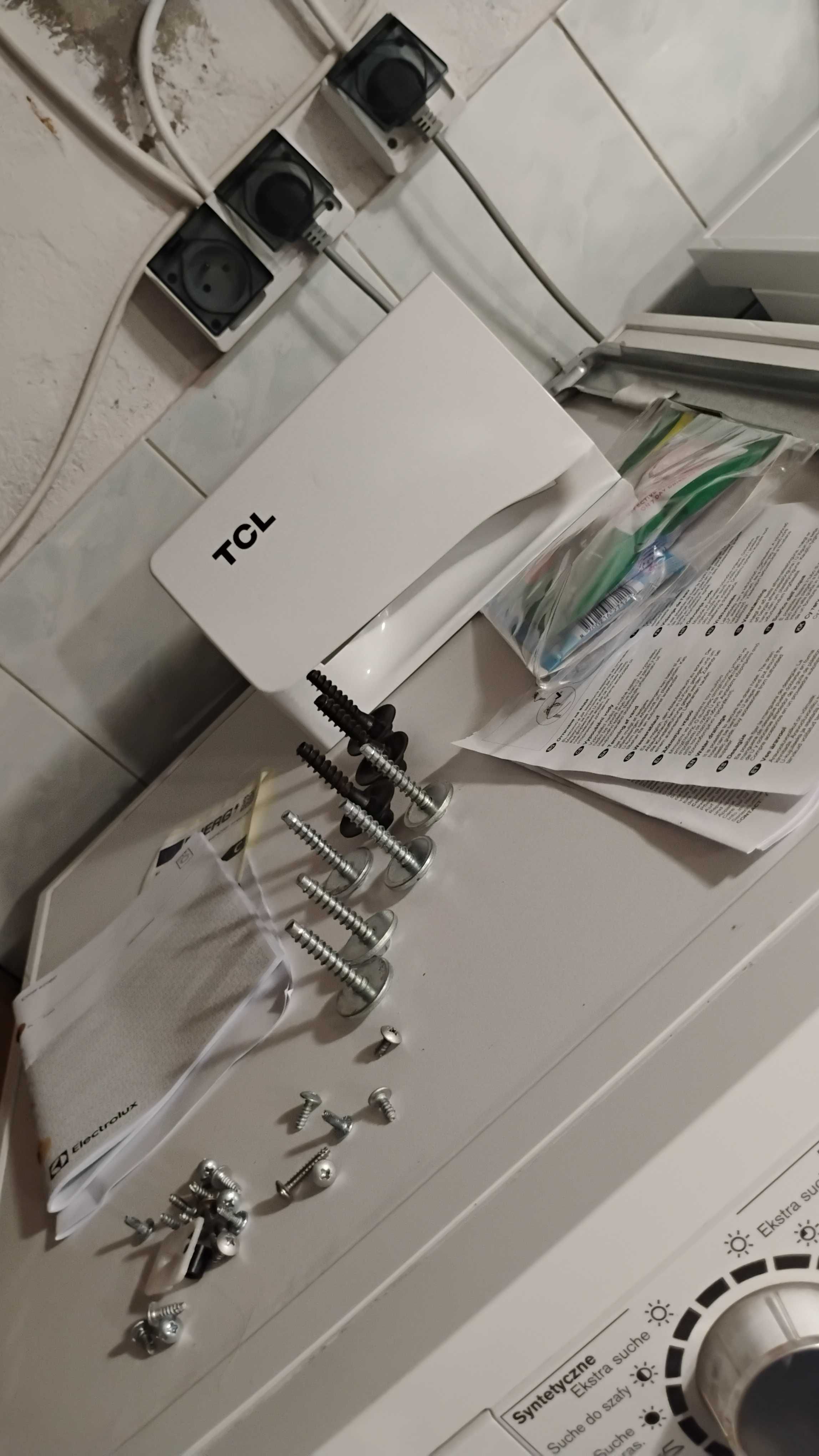 Pralka części TCL FF0914WD0PL programator silnik kable drzwiczki