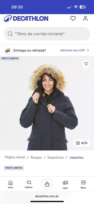 Casaco Quechua feminino