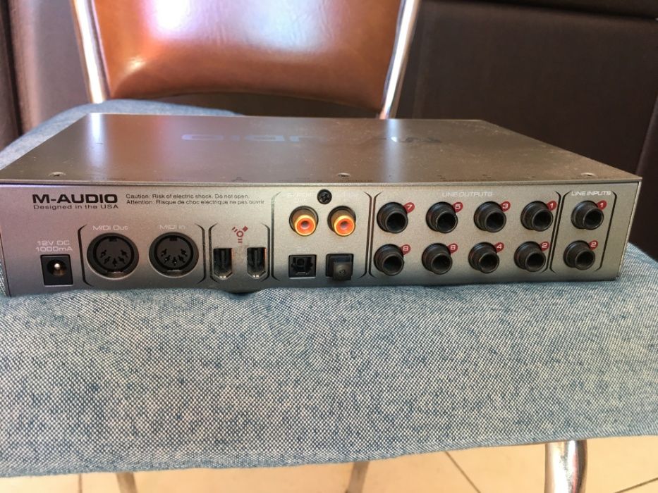 M-Audio FireWire 410 - Placa de Som Externa de Gravação Profissional