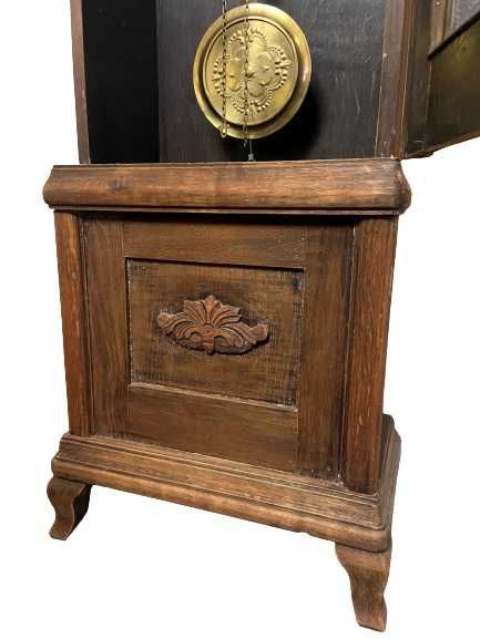 Zegar wahadłowy stojący - FMS - DIVINA (gong) D.R.G.M. 1191 M - antyk