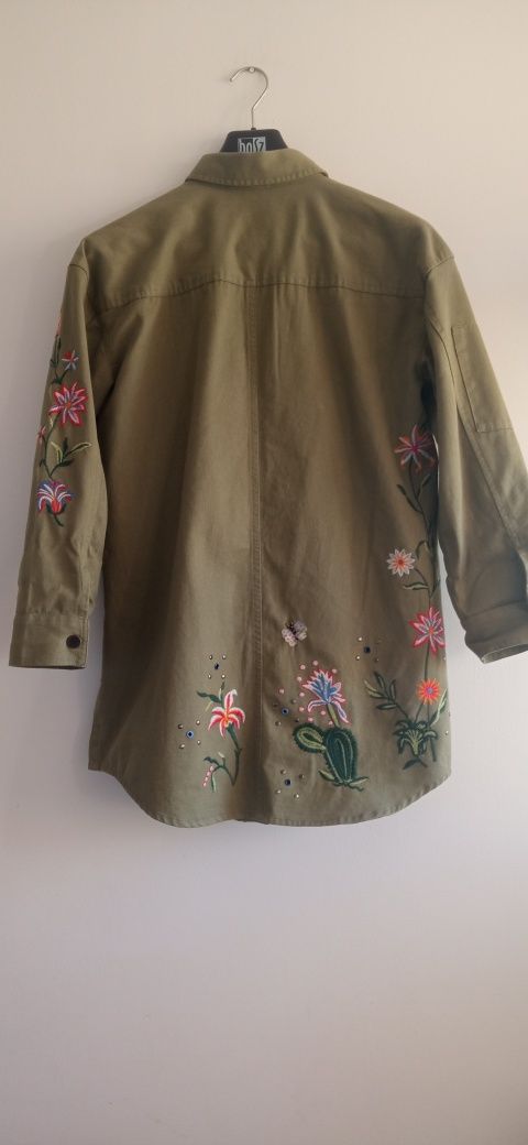 Koszula kurtka katana oversize Esprit r.XS/S khaki