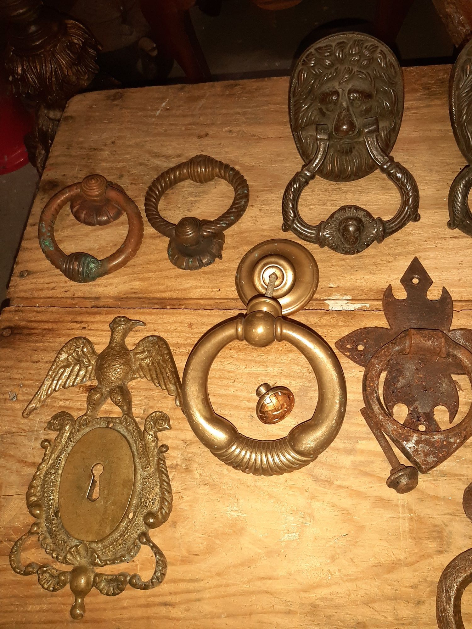 Varias Peças em Ferro e  Bronze
