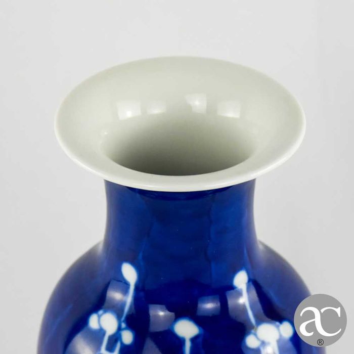Jarra Porcelana China, Azul-Cobalto, Decoração Flor de Amendoeira nº 2