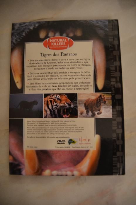 DVD original "Tigres dos Pântanos"