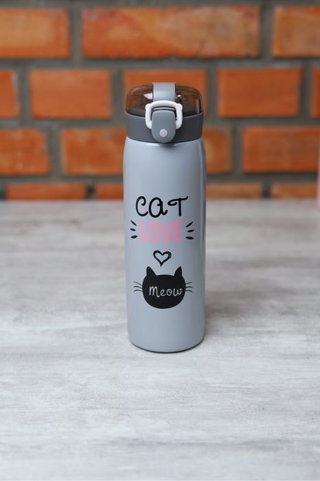 Термос детский с трубочкой, термос для школы, дитячий термос 350мл