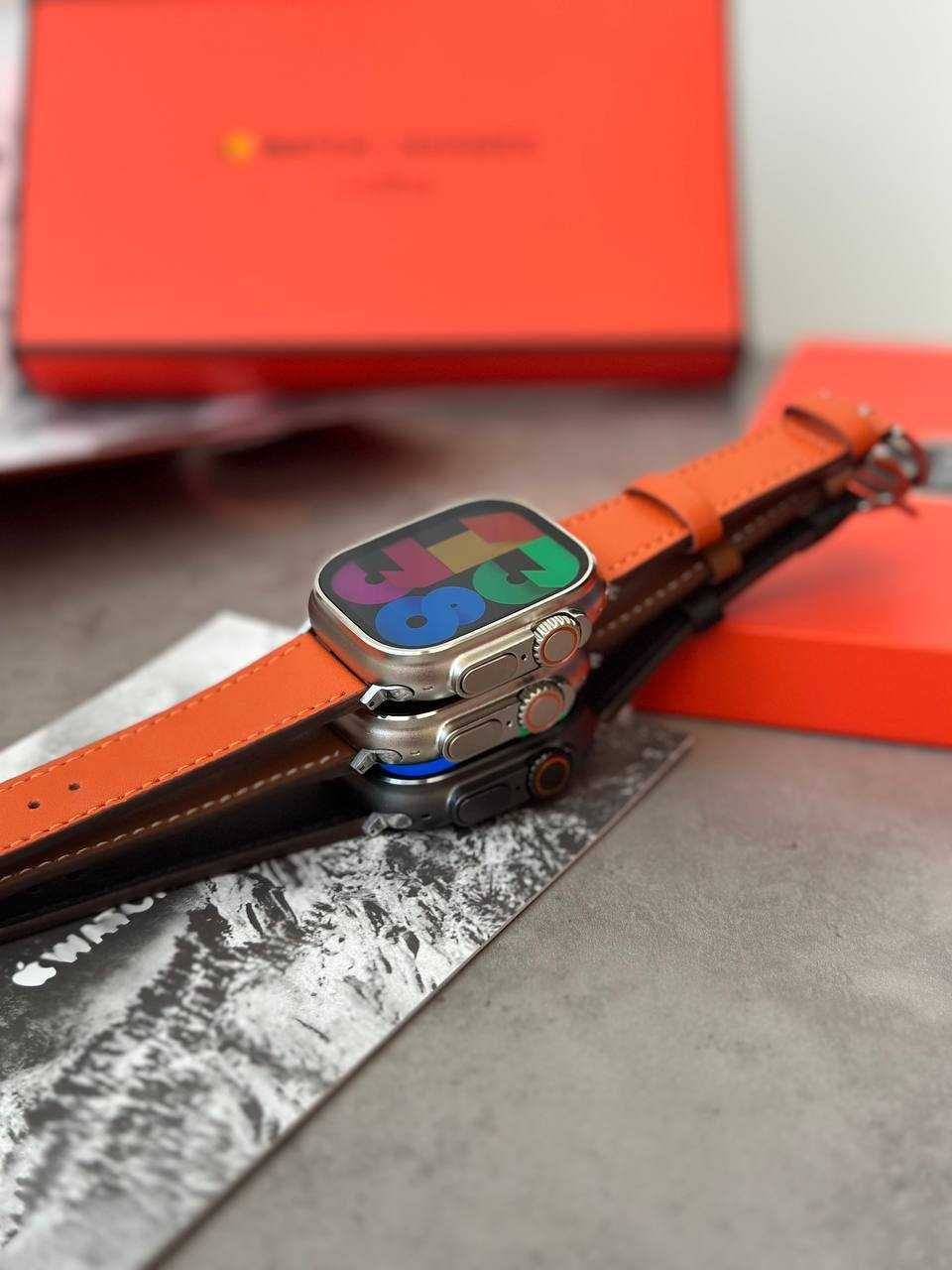 Smart Watch Hermes Ultra Смарт Умные Часы Лучшее качество 1в1 к ориг