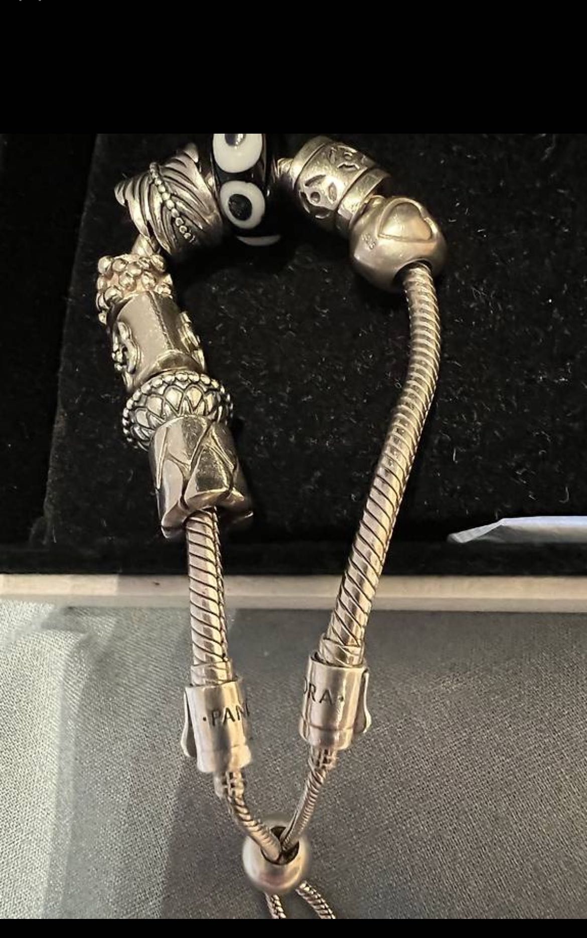 Pandora original Pulseira com Charms