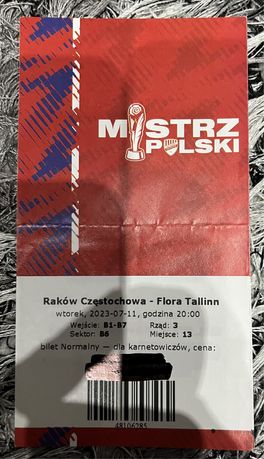 Bilet kolekcjonerski Rakow - Flora