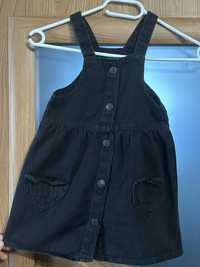 Little Kids czarna sukienka r. 104