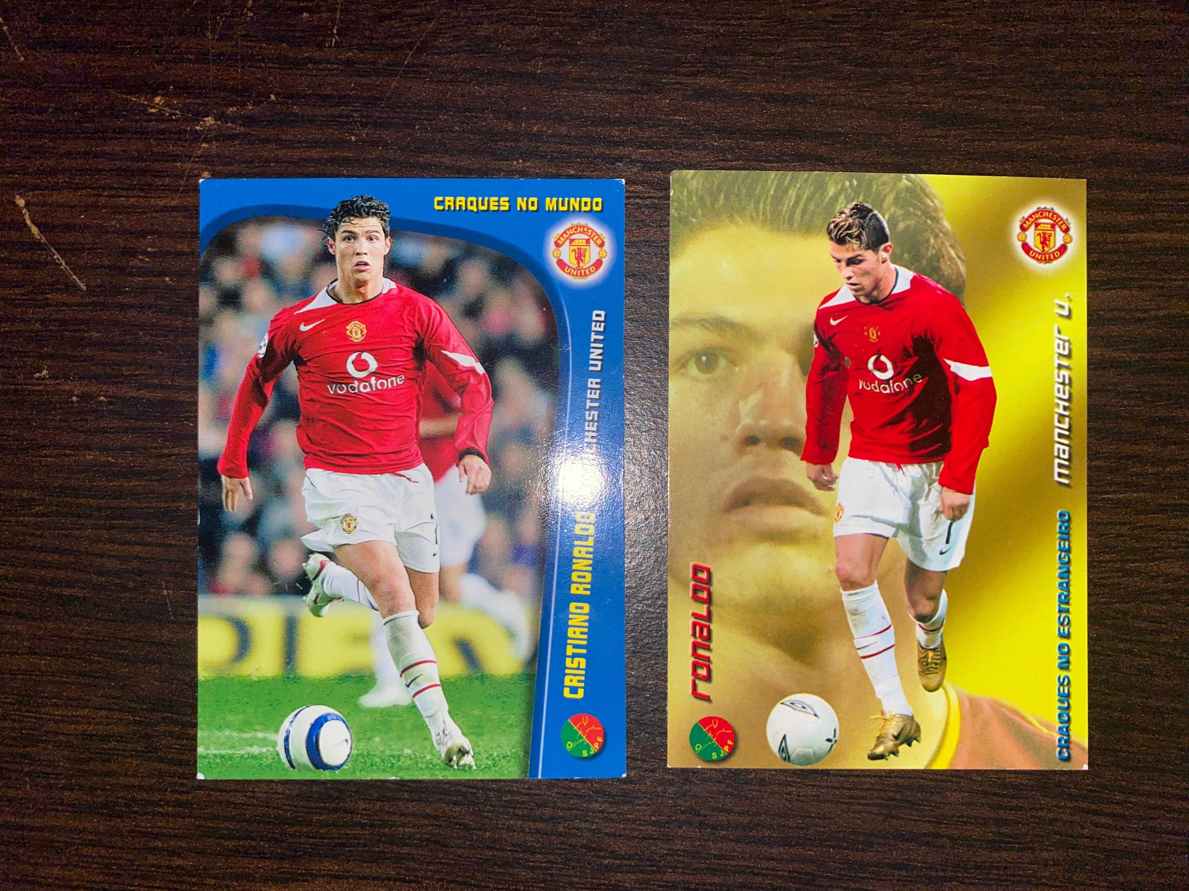 2 Cartas Cristiano Ronaldo de 2005 e 2006