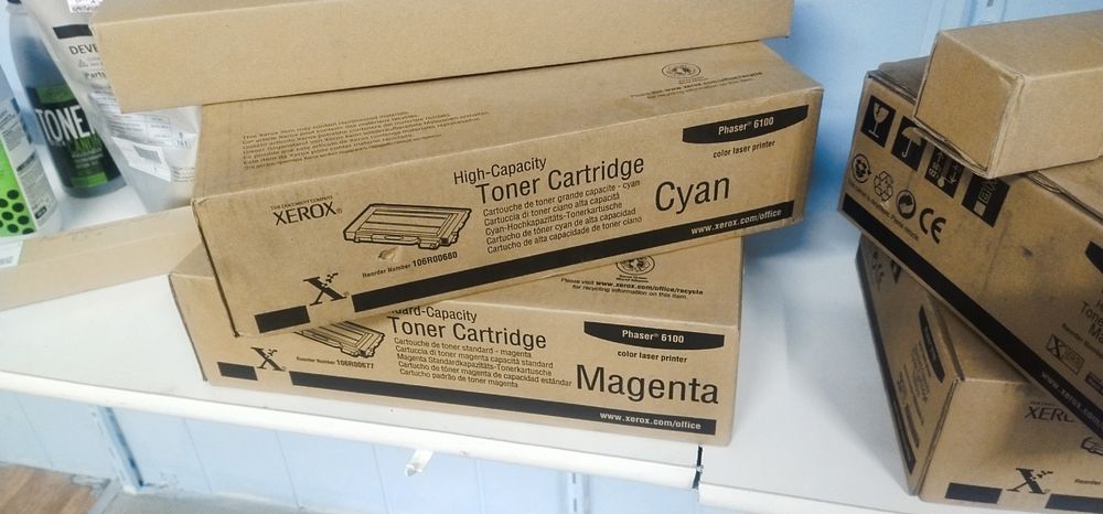 Картридж тон. Xerox для PH6100 5000 сторінок Cyan