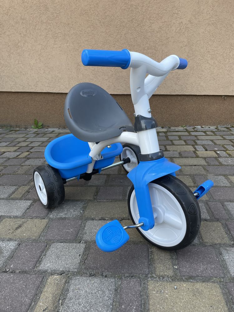Дитячий металевий велосипед Smoby  3в1