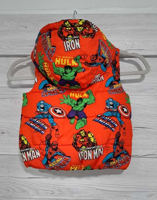 Kamizelka dwustronna Marvel Spiderman Hulk r.92