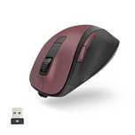 Mysz bezprzewodowa Hama MW-500 V2 z akumulatorem - bordowa