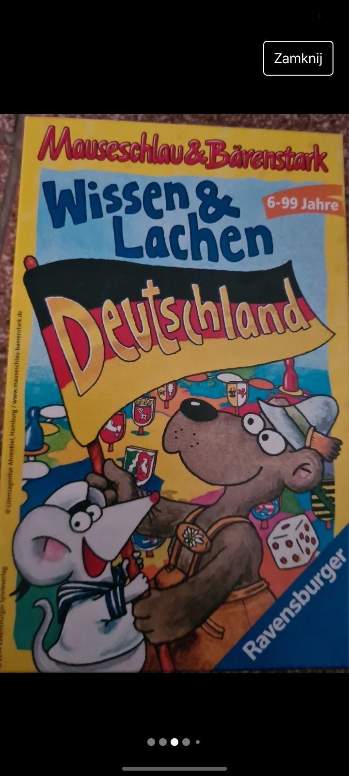 Zestaw gier planszowych Ravensburger w stanie bardzo dobrym