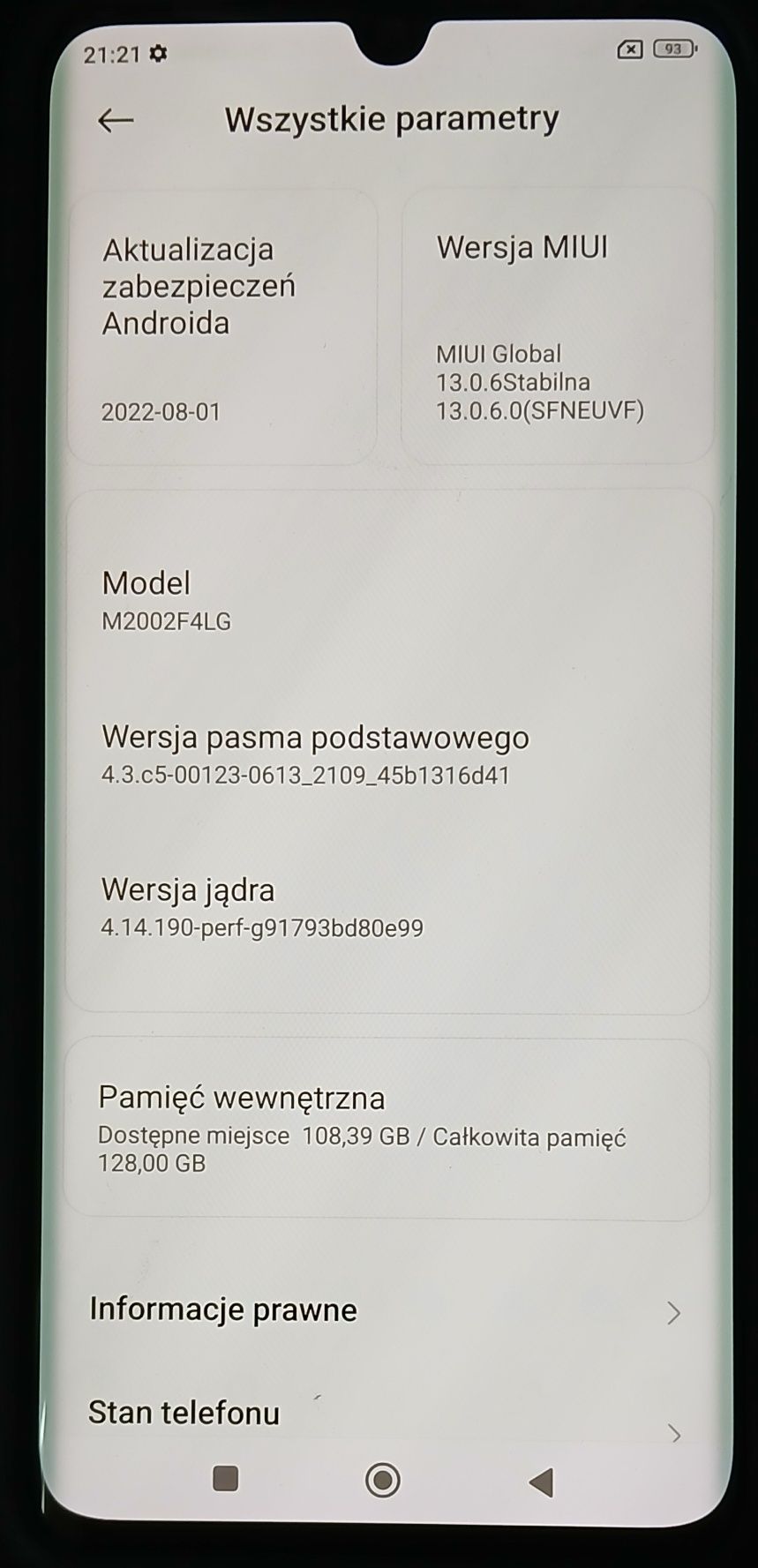 Redmi Mi Note 10 Lite 6+2 GB RAM 128GB ROM