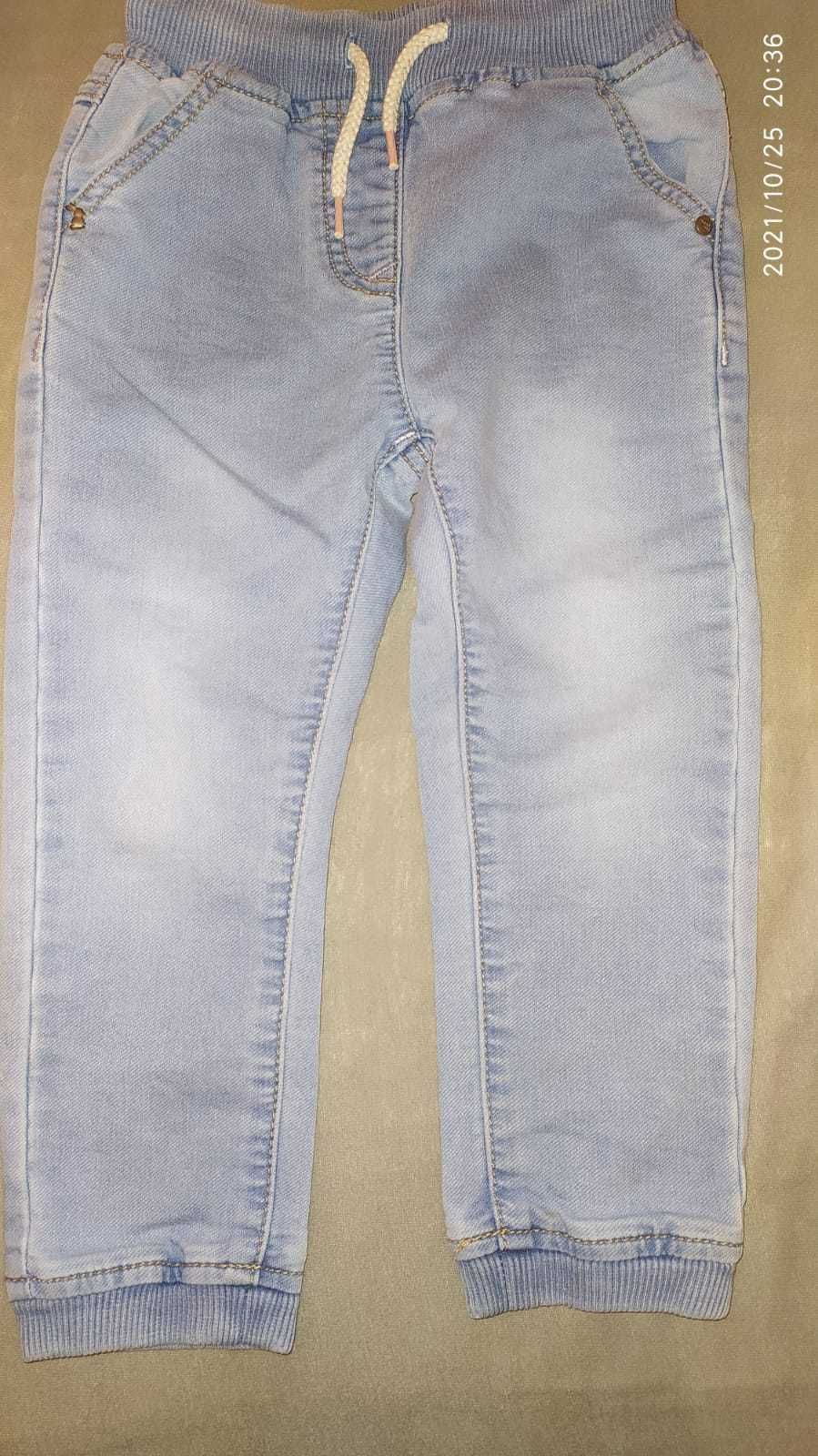 Jeans'y H&M,NEXT- 6 sztuk dziewczynka